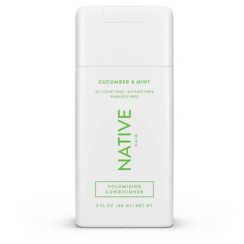 Native Travel Size Vegan Cucumber & Mint Natural Volume Conditioner, Clean, Sulfate, Paraben and Silicone Free - 3 fl oz - image 1 of 3