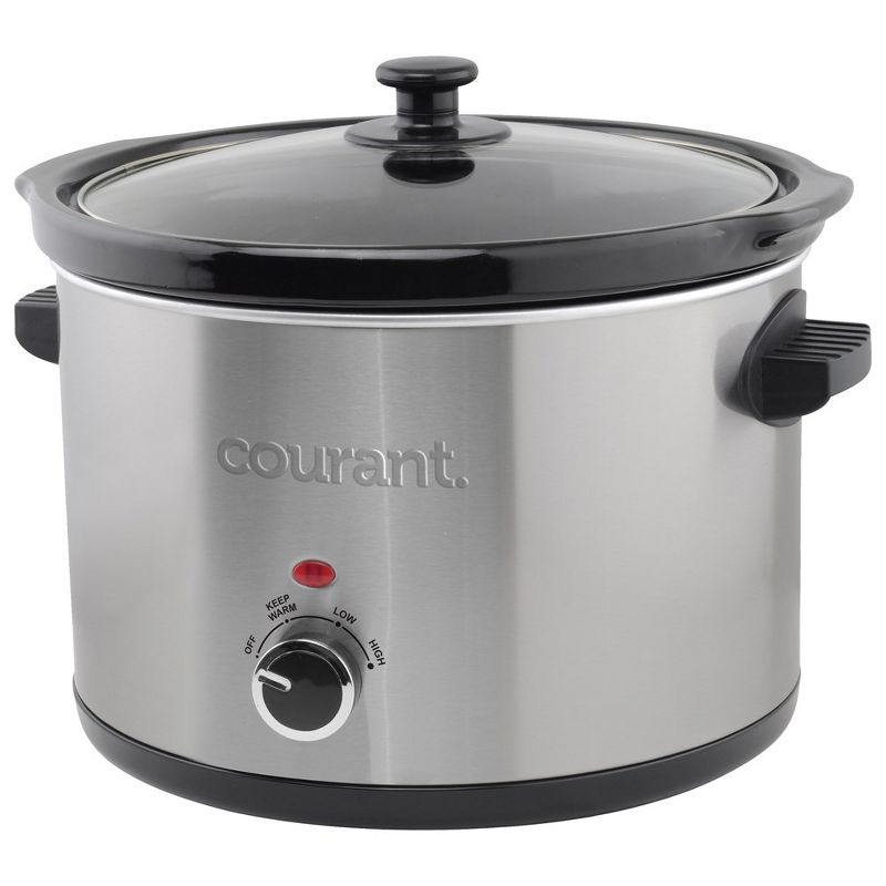 Courant 5 Quart Slow Cooker - Stainless Steel, 2 of 6