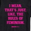Men's - Mean Girls - Rules Of Feminism Short Sleeve Graphic T-Shirt - 2 of 4