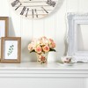 Nearly Natural 8-in Rose and Hydrangea Bouquet Artificial Arrangement in Floral Vase - 3 of 3