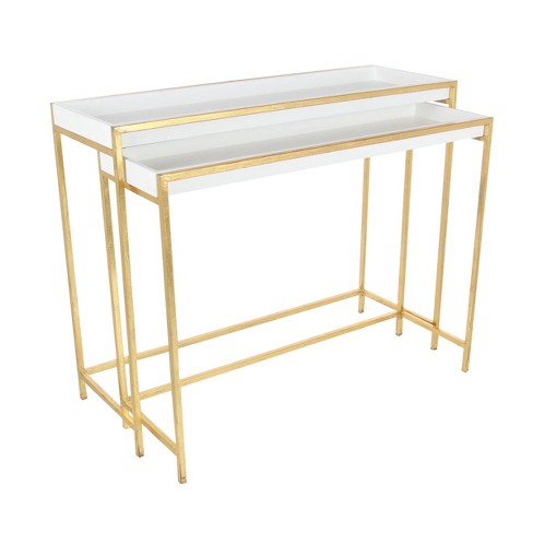 Target gold best sale console table