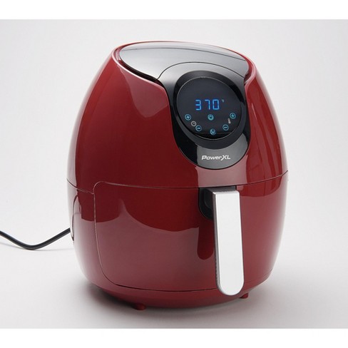 PowerXL - 7qt Digital Hot Air Fryer - Red 