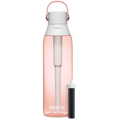 Brita White Pink Stainless Steel BPA Free Premium Filtering Water