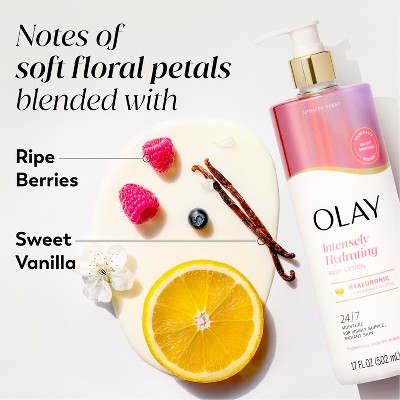 Olay Nourishing + Hyaluronic Acid 17oz Lotion Pump: Hydrating, Whole Body, Normal to Dry Skin