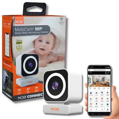 MobiCam Multi-Purpose, WiFi Video Baby Monitor - Baby Monitoring System - WiFi Camera with 2-way Audio, Recording