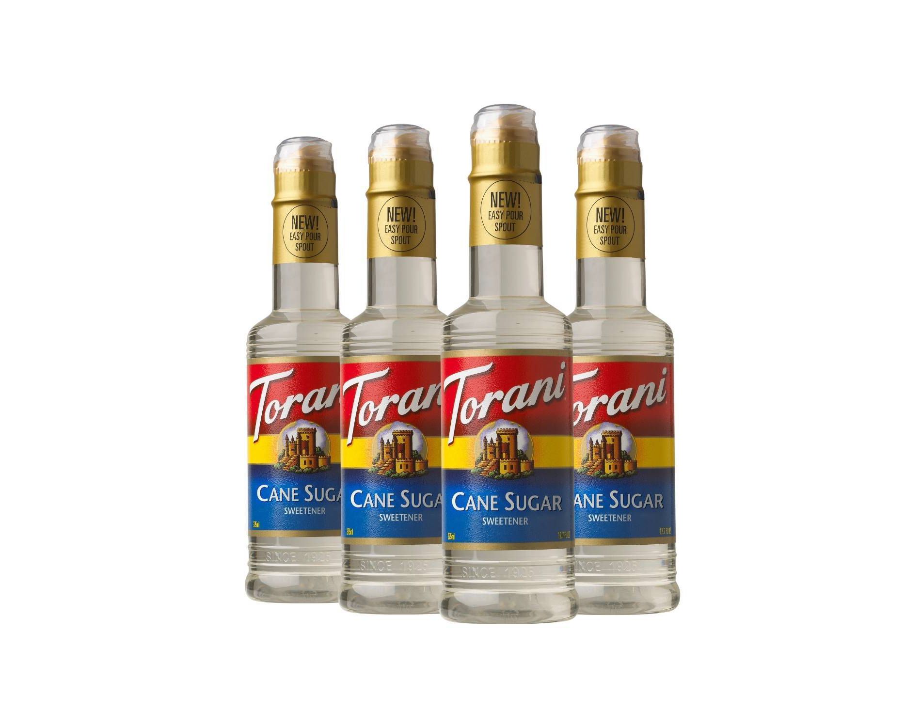 Torani Cane Sugar Sweetener Syrup - 1500ml/4ct