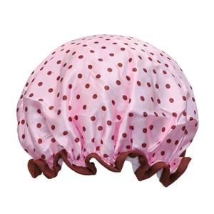 Wrapables Reusable Women's Waterproof Shower Caps for Long Hair - 1 of 4