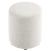 Modway Callum 16 in. Round Woven Heathered Fabric Upholstered Ottoman - 2 of 4