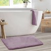 Hearth & Harbor Bathroom Rugs, Ultra Soft Velvet Memory Foam Bath Mats with PVC Backing - 2 of 4