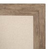 27" x 43" Beatrice Pinboard White - DesignOvation: Linen Fabric, Rustic Brown Frame, Wall Mount - 3 of 4