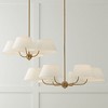 Capital Lighting Welsley 4 - Light Chandelier in  Aged Brass - 2 of 4