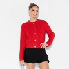 Women's Crewneck Heritage Cable Cardigan - Wild Fable™ - 2 of 3
