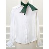 Allegra K Women's Transparent Skinny Solid Color Lightweight Organza Scarf Neckerchief - 2 of 4