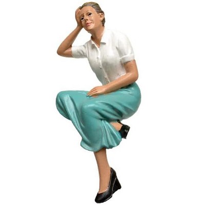 Kristan Sitting Figurine for 1/24 Scale Models by American Diorama