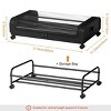 Racxily 2 Pack Bedroom Storage Organization, Large Under Bed Storage Containers Room Organizer for Clothes,Shoes,Toys,Bedding - 2 of 4