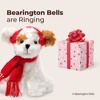 Bearington Chilly The Stuffed Dog, Small Christmas Stuffed Animals, 7.5 In White Dog Stuffed Animal, Holiday Stuffed Animal Gift - 4 of 4