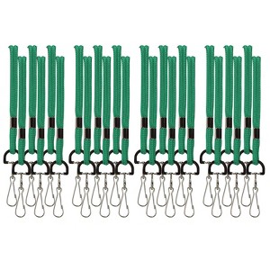 SICURIX Standard Lanyard Hook Rope Style, Green, Pack of 24 - 1 of 1