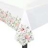 Sparkle and Bash 3-Pack Oh Deer Plastic Tablecloths, Disposable Table Covers, Woodland Floral Party Supplies - 4 of 4