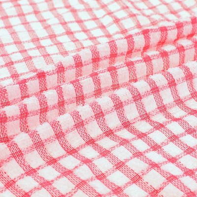 Multicolor Checked Cotton Kitchen Dish Cloth Set, 11" x 16", 6 Pieces