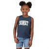The Juniper Shop Varsity Sunset Chaser Toddler Tank - 3T - Navy - 2 of 4