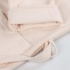Waffle Weave Cotton Soft Plush Adult Unisex Lightweight Bathrobe by Blue Nile Mills - 3 of 4