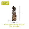 True Cat Wine Cork Holder, Decorative Wine Cork Storage and Decor, Set of 1, Metal with Rustic Bronze Finish, Holds 50 Wine Corks - 3 of 4