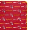NFL Kansas City Chiefs Repeat Helmet Wordmark Ultra Soft Blanket - 2 of 2