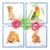 Kaplan Early Learning Friendly Wild and Pet Animal Lacing Boards - Set of 12 - 3 of 4