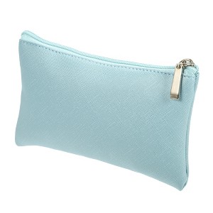 Unique Bargains PU Leather Travel Portable Makeup Bag 1 Pc - 1 of 4