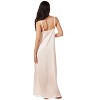 Memoi Women's Slip Dress with Lace - 3 of 4