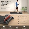 DeerRun Black Walking Pad 15.55*39.37 inches Running Area 2.5HP Under desk Exercise Treadmill for home - 3 of 4