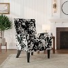 Handy Living Dakotah Flared Cow Print Armchair - 2 of 4