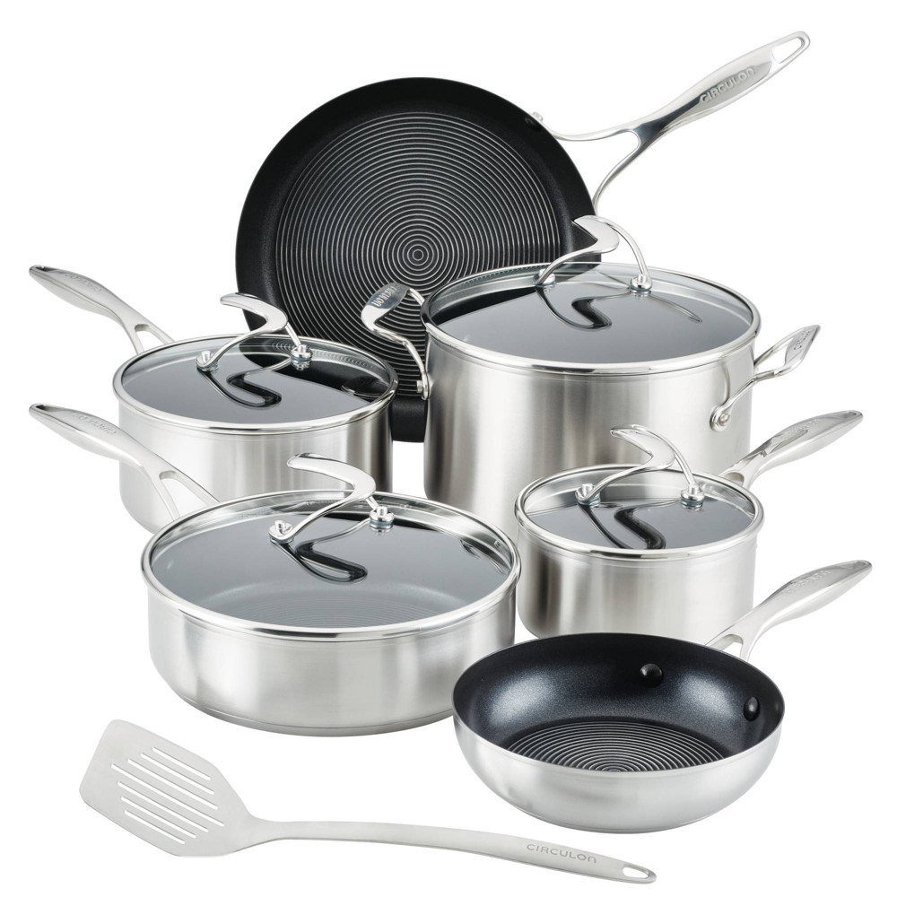 Circulon Next Generation Stainless Steel 10pc Set