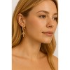 Palm Tree Hoop Earrings - 2 of 4