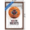 Trends International NBA Houston Rockets - Drip Basketball 21 Framed Wall Poster Prints - 3 of 4