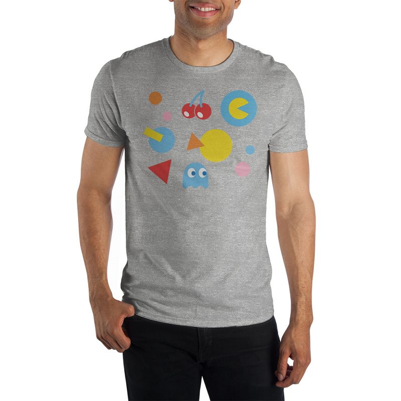 Pac-Man Symbols Short-Sleeve T-Shirt, 1 of 2