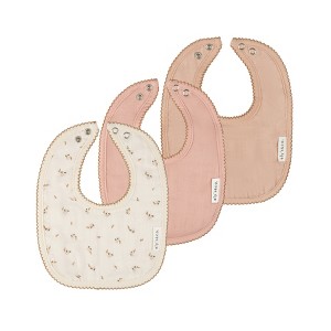Ely's & Co. Baby Muslin Terry Bib - 3 Pack - 1 of 4