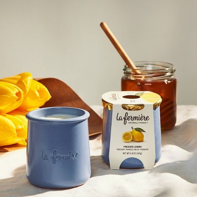 La Fermiere Pressed Lemon Naturally French Yogurt - 4.9oz