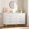 Zstar Five-Drawer Dresser with Metal Legs - 3 of 4