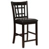 Coaster,Lavon Wood Counter Chair Black and Espresso (Set of 2) - 2 of 4