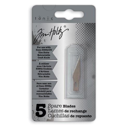 Tim Holtz Hobby Knife Replacement Blades - Refill Set Of 5 Fine