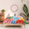 Deny Designs 3pc Full Carriecantwell Rainbows Bright Multi Retro Kids' Comforter and Sham Set - 3 of 4