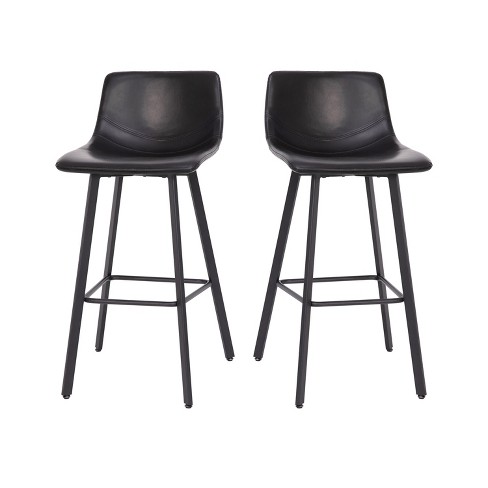 Modern cheap black stools