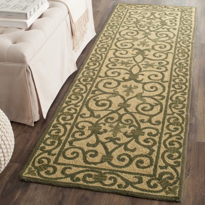 Chelsea Hand-Knotted Ivory Floral Wool Area Rug