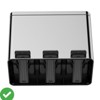 Gallon Kitchen Trash Can Classified Compartment Rubbish Bin with Soft-Close Lid Stainless Steel Waste Bin - 4 of 4