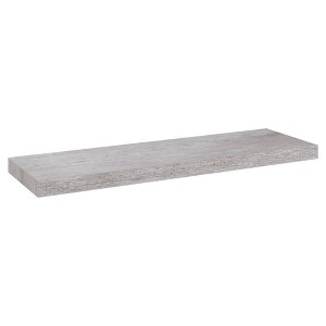 vidaXL Floating Wall Shelf Concrete Gray 31.5"x9.3"x1.5" MDF - 1 of 1