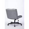 NicBex Office Chair with Adjustable Height Modern Rotatable Technical Fabric Vanity Chair Computer Chair with Wheels for Office, Study, Bedroom, Gray - 3 of 4