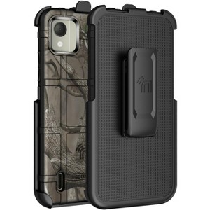 Nakedcellphone Combo for Nokia C110 Phone - Special Ops Case and Holster Belt Clip - 1 of 4