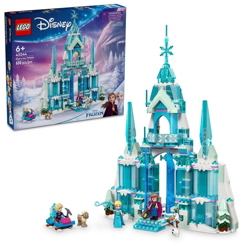 LEGO Disney Frozen Elsa&#39;s Ice Palace Buildable Princess Toy 43244, 1 of 8