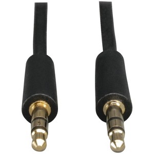 Tripp Lite 3.5-mm Male/Male Stereo Cable for Microphones, Speakers, and Headphones, Black - 1 of 1